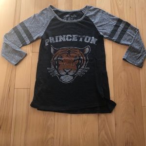 Princeton Tiger 3/4 length tee